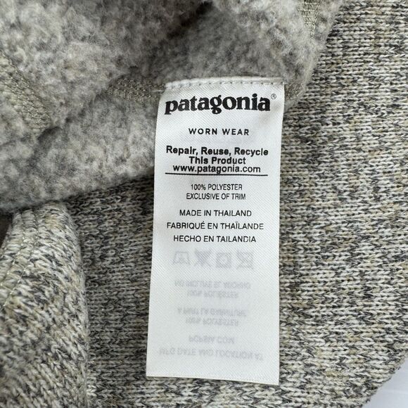 Patagonia Better Sweater 1/4 Zip Fleece Pullover Men’s Medium BLPA Brown Gray - Picture 6 of 10